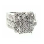 8CRR1293F2FRW - 14K White Gold Engagement Ring
