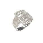 AJGR20559-10W - 10K White Gold Gents Ring