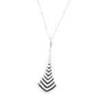 9CRP1223BOW1 - 14K White Gold Necklace