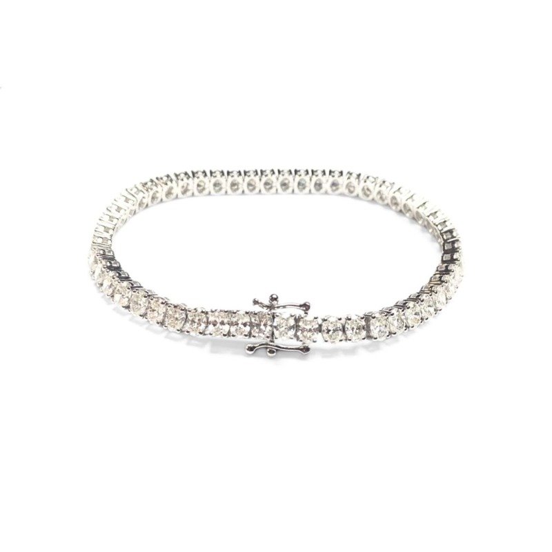 AB10794W - 14K White Gold Bracelet