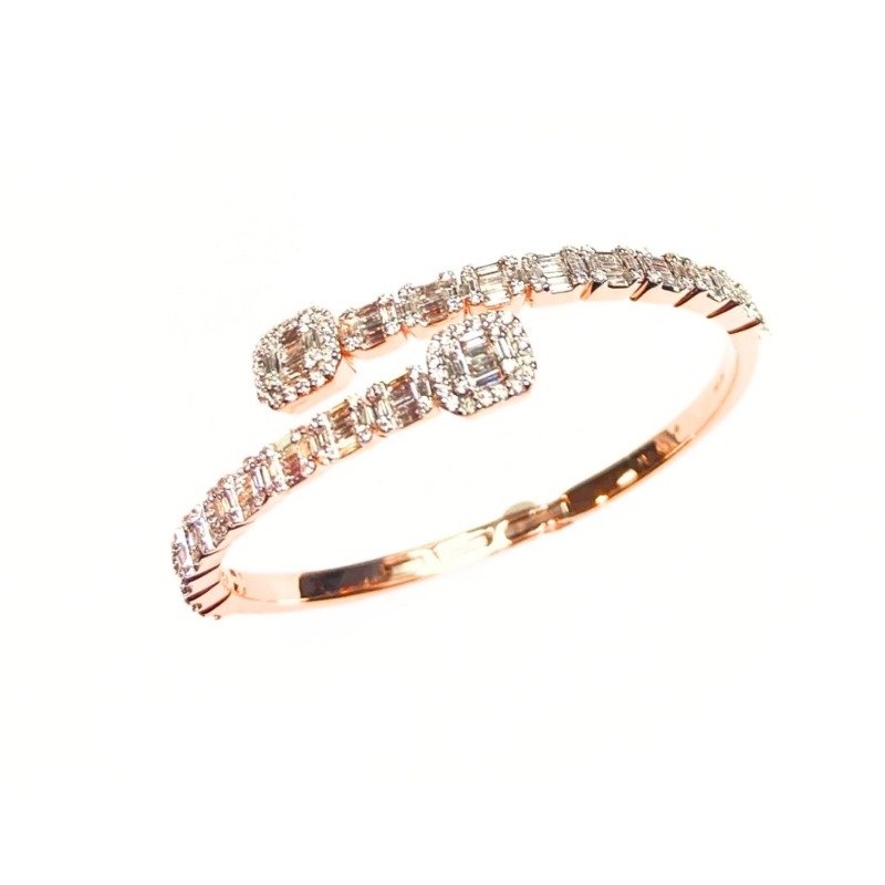 AMBG0042P1 - 14K Rose Gold Bangle