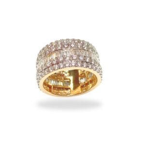 AMR2246GY1-10 - 14K Yellow Gold Gents Ring