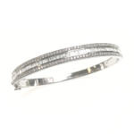 AMBG0025W1 - 14K White Gold Bangle