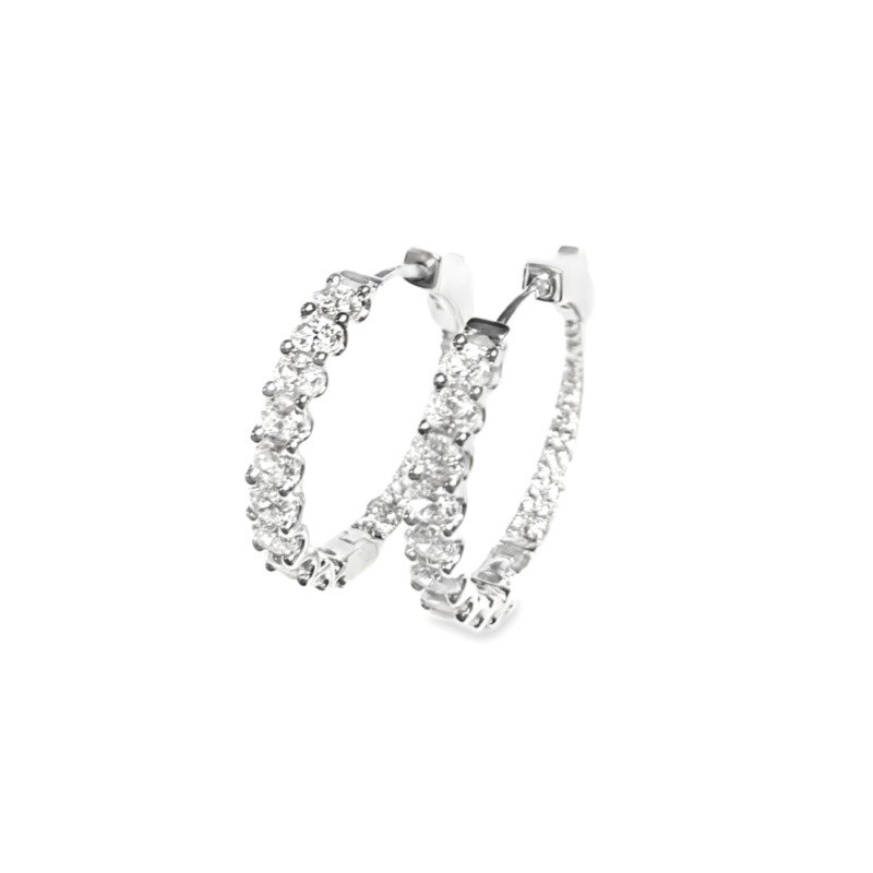 AE11705W -  Hoop Earrings