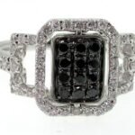 VR7064AW/BL - 14K White Gold Ring