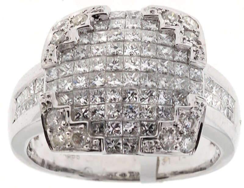 VRD265 - 14K White Gold Ring