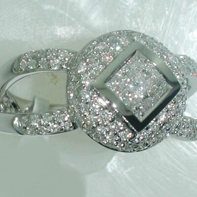 Y8CLR121CFRW - 14K White Gold Ring