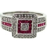 Y8CLR428ASB-RU - 14K White Gold Ring