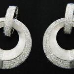 Y8CRE1120HW - 14K White Gold Earrings
