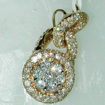 Y8CRP1098PY - 14K Yellow Gold Pendant