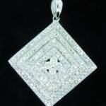 Y8CRP1504C3W - 14K White Gold Pendant