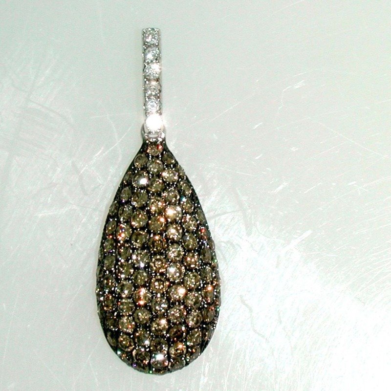 Y8CRP701BR - 14K White Gold Pendant