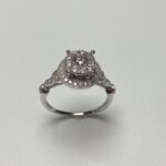 Y8CRR1560LSWBH - 14K White Gold Semi Mount Ring