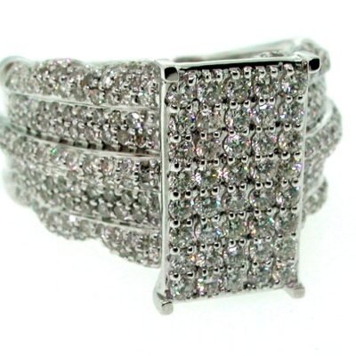 Y8CRR954AF1FRW - 14K White Gold Ring