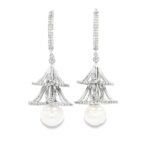 AE10109W - 14K White Gold Earrings