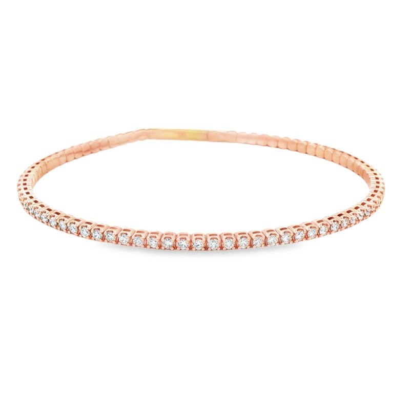 FB17CAVP - 14K Rose Gold Bangle