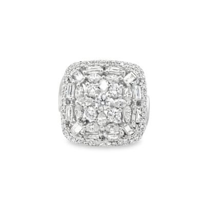FCR744X-W451 - 14K White Gold Fashion Ring