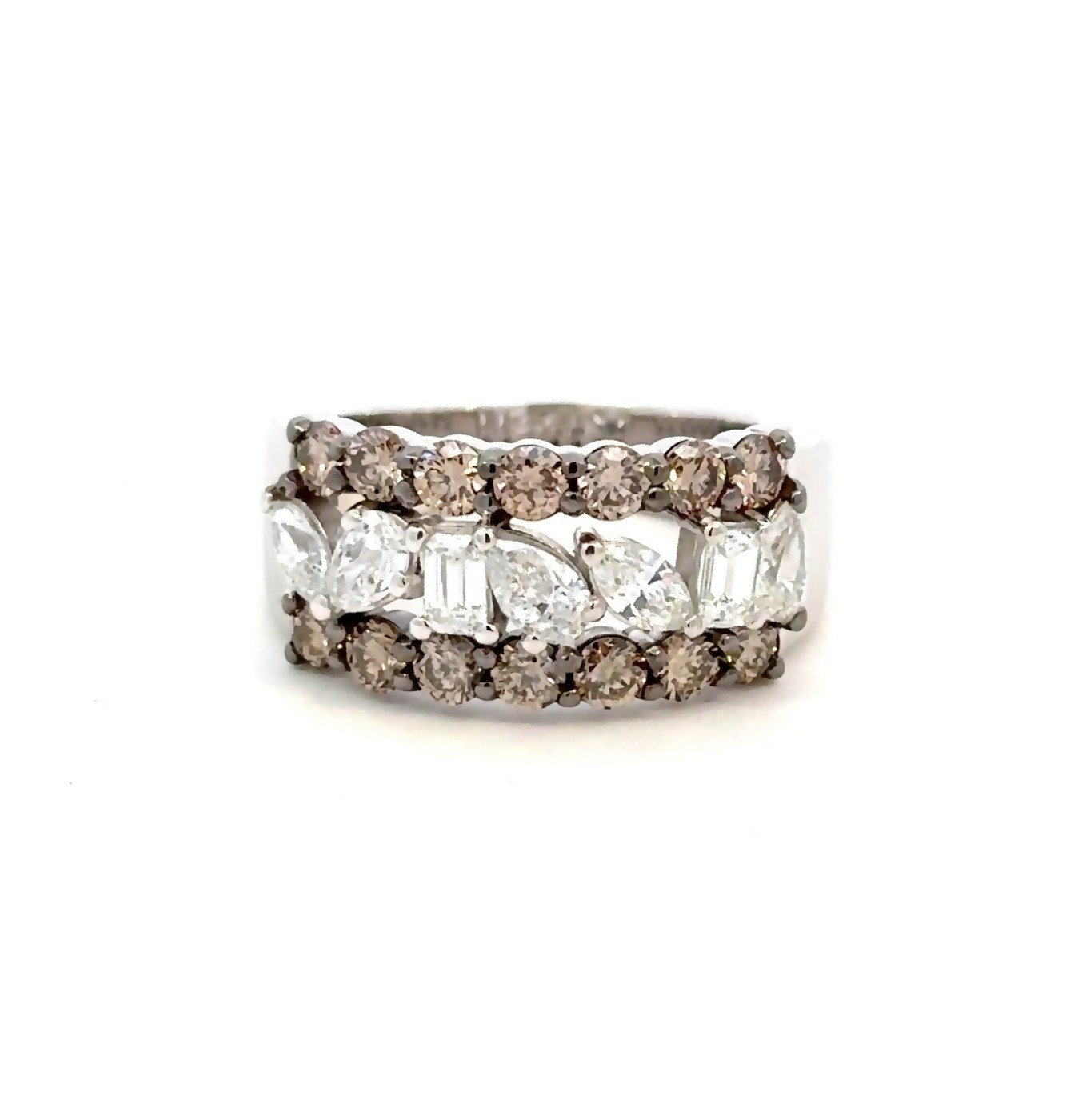 FCR745P-W4MU - 14K White Gold Fashion Ring