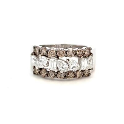 FCR745P-W4MU - 14K White Gold Fashion Ring