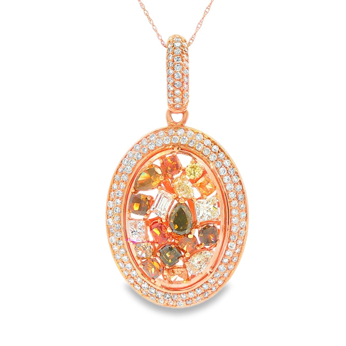 FP8679TUM-P8MU - 18K Rose Gold Pendant