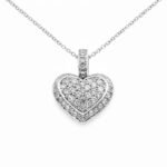 UB10097PW1 - 14K White Gold Pendant