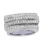 FRR5403W - 10K White Gold Gents Ring
