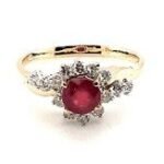 UB10485FYGRU - 14K Yellow Gold Ring