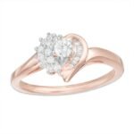UB5541LS-10P - 10K Rose Gold Engagement Ring
