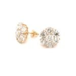 UB7713 -  14K Yellow Gold Stud Earrings
