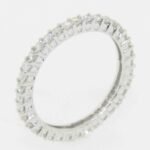 UB7757ETMW - 14K White Gold Eternity Band