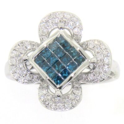 UB8291 -  14K White Gold Fashion Ring