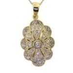 UB8669PY18 - 18K White Gold Pendant