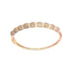 BA8658BRN - 14K Rose Gold Bangle