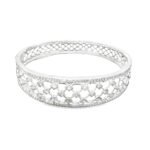 BG00027 - 14K White Gold Bangle