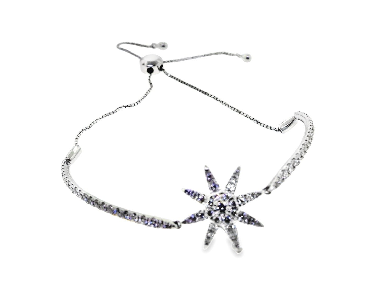 BR388W - 14K White Gold Bracelet