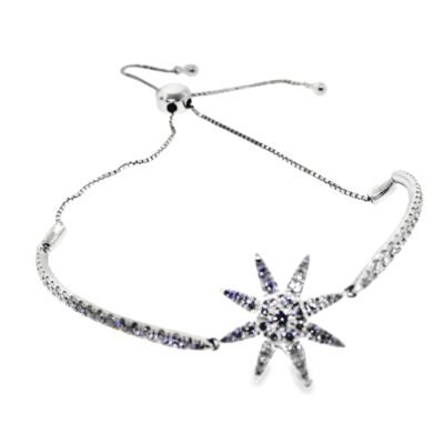 BR388W - 14K White Gold Bracelet