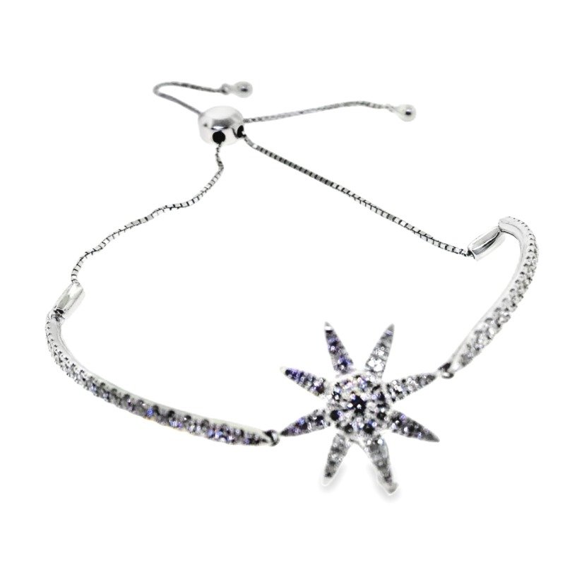 BR388W - 14K White Gold Bracelet