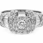 C2039-RD7W/BH - 14K White Gold Engagement Ring