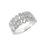 C355FR-SW - 14K White Gold Fashion Ring