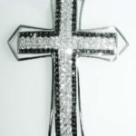 CC4PR234W - 14K White Gold  Cross Pendant