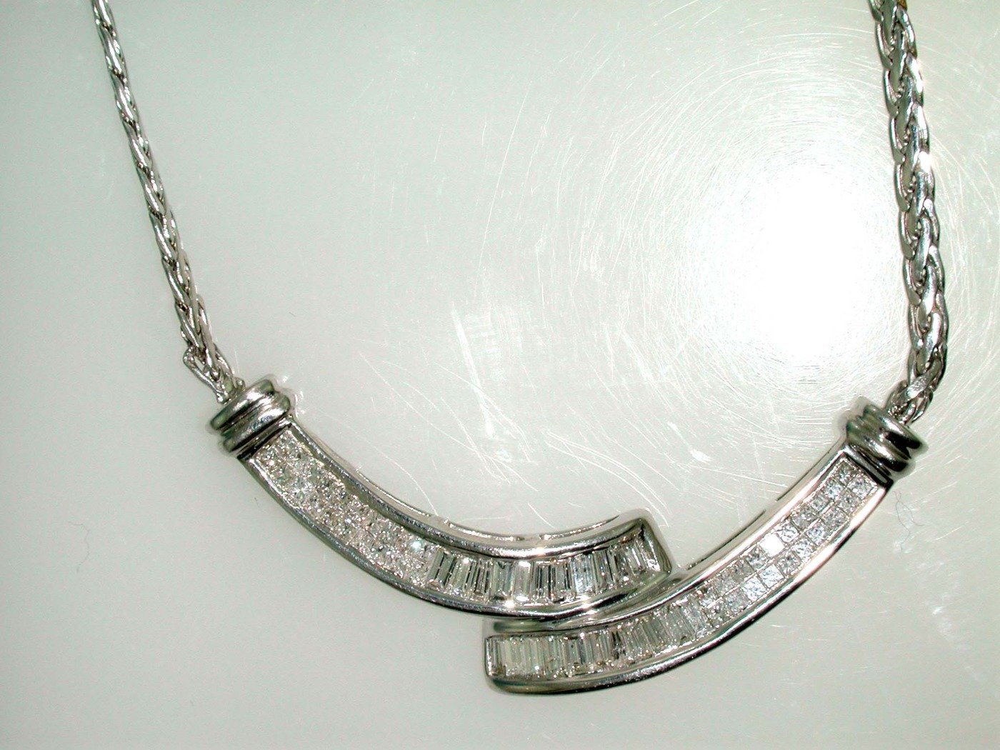 CNPB601 - 14K White Gold  Necklace