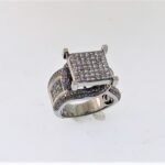 CO14KFRW350 - 14K White Gold Fashion Ring