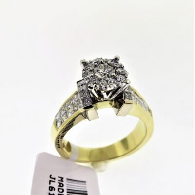 CO18KY08 - 18K Yellow Gold Semi Mount Ring