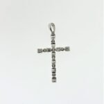 CO51418PW - 14K White Gold  Cross Pendant