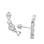 COD374EW - 14K White Gold Earrings