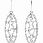 FLE1167W - 14K White Gold Earrings