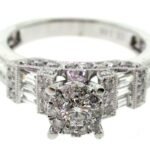 F21321W/SH - 14K White Gold Engagement Ring