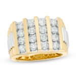UB9308GKYW - 14K Two Tones Gents Ring