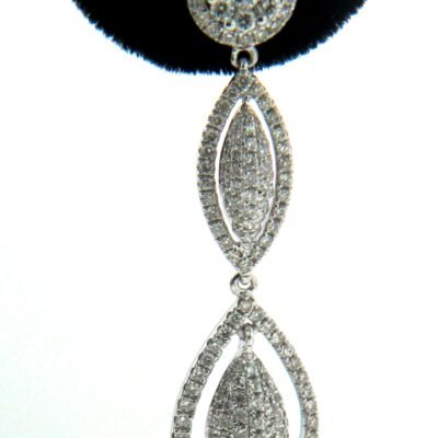 IEQ03381CW - 14K White Gold Earrings