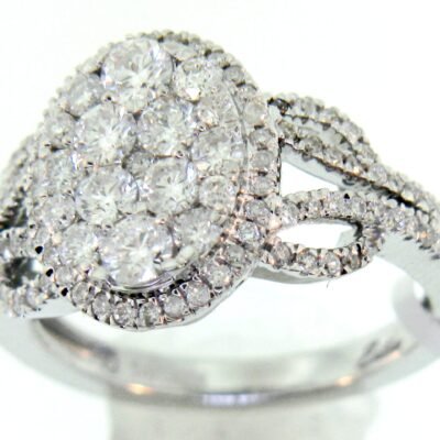 ISVR10010FW - 14K White Gold Fashion Ring